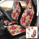 Flower Car Seat Covers Blooming Style & Protection