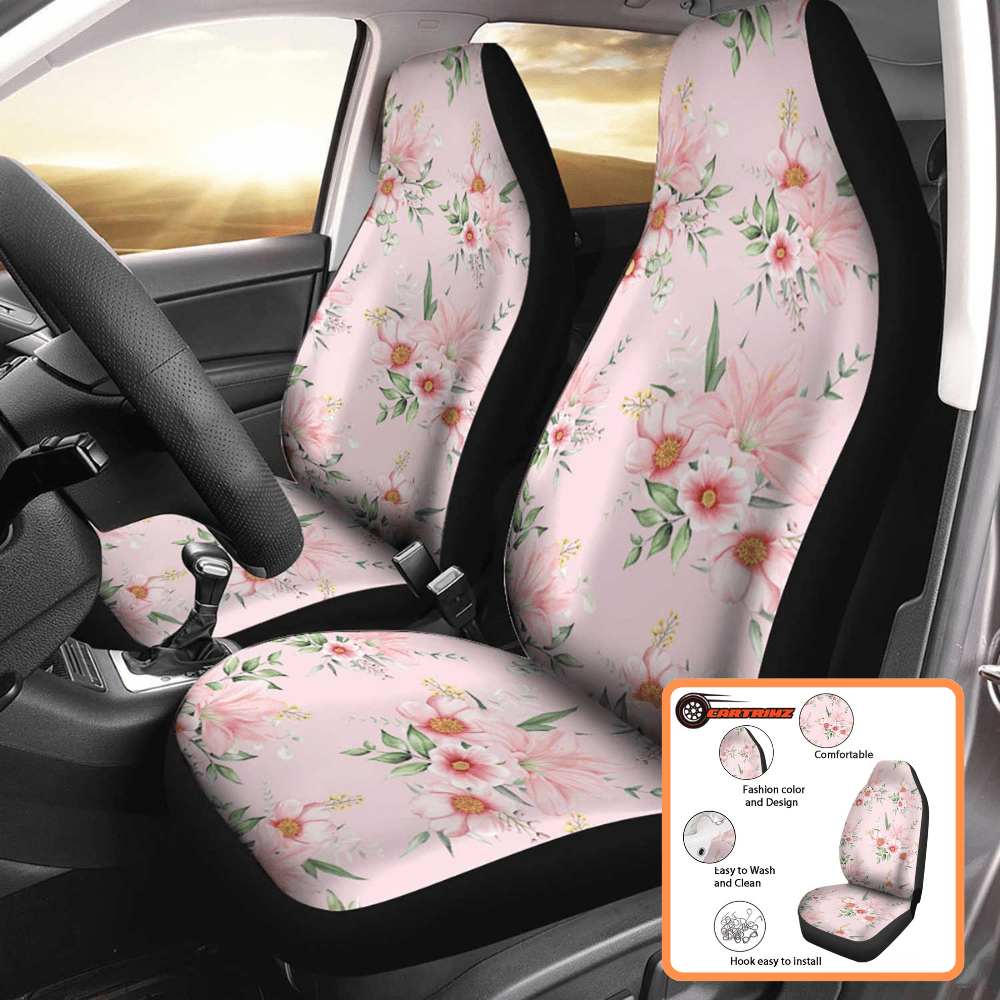 Flower Car Seat Covers Vibrant & Protective Car Accessories