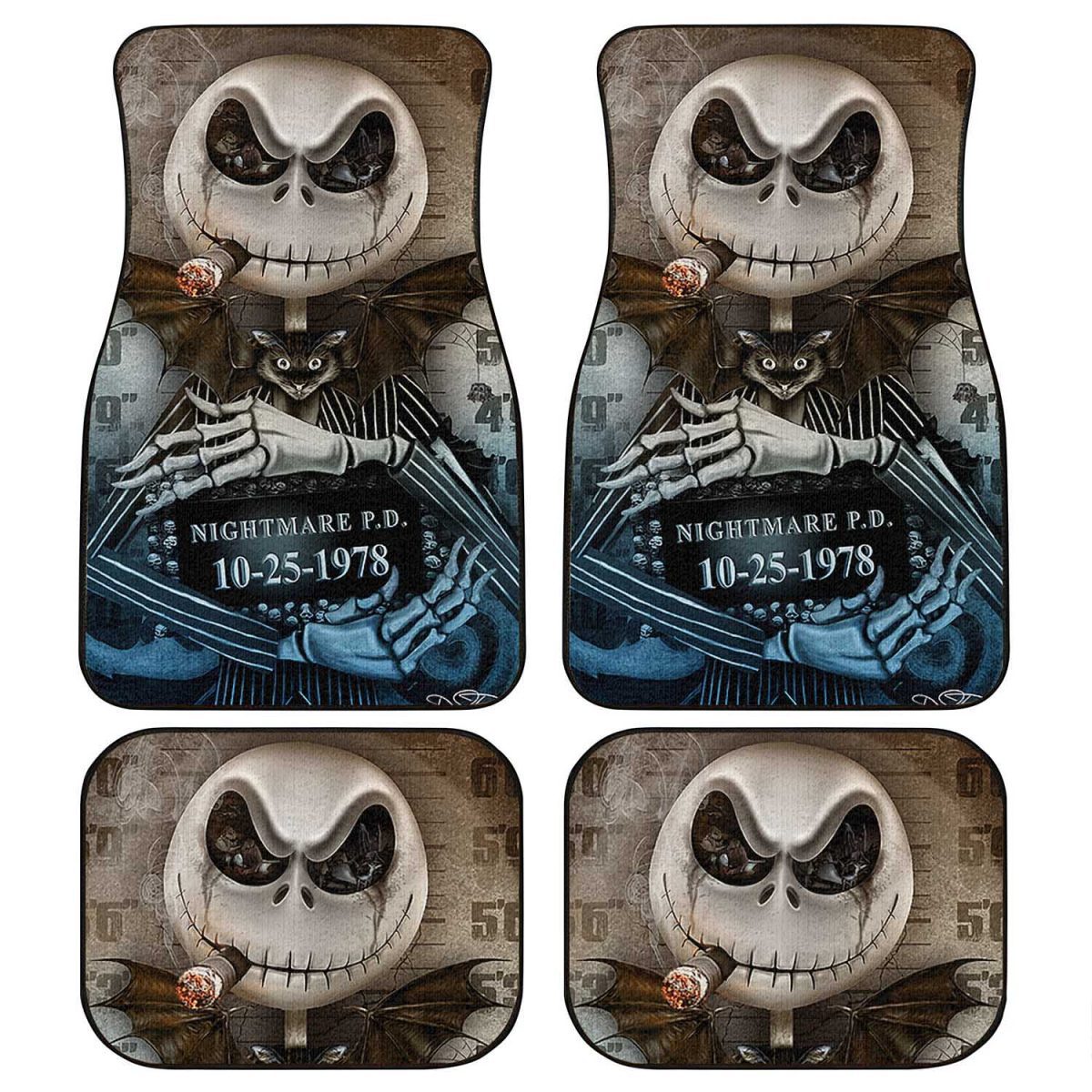 Cartrimz Nightmare Before Christmas Car Seat Covers Perfect for Tim Burton Fans