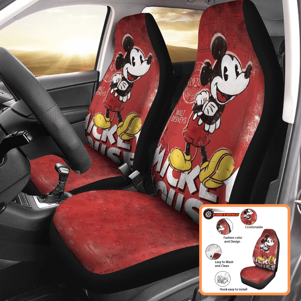 Mickey Car Seat Covers Disney Magic & Superior Protection