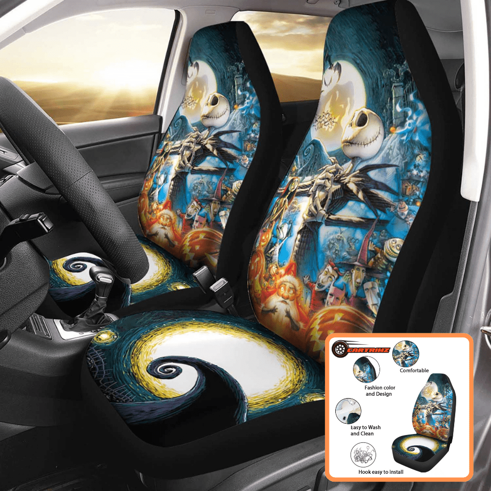 Nightmare Before Christmas Car Seat Covers Spooky Style & Protection