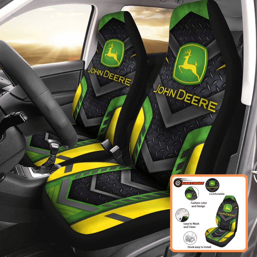 John Deere Car Seat Covers Rugged Farm Style & Protection