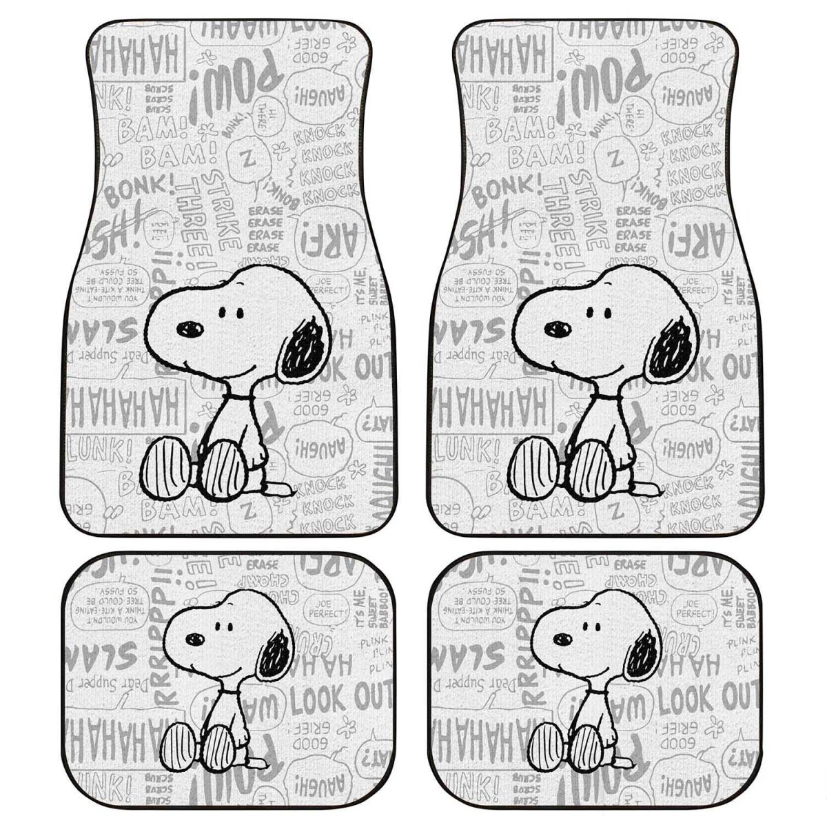 Cartrimz Snoopy & Charlie Brown Car Seat Covers Perfect for Peanuts Fans