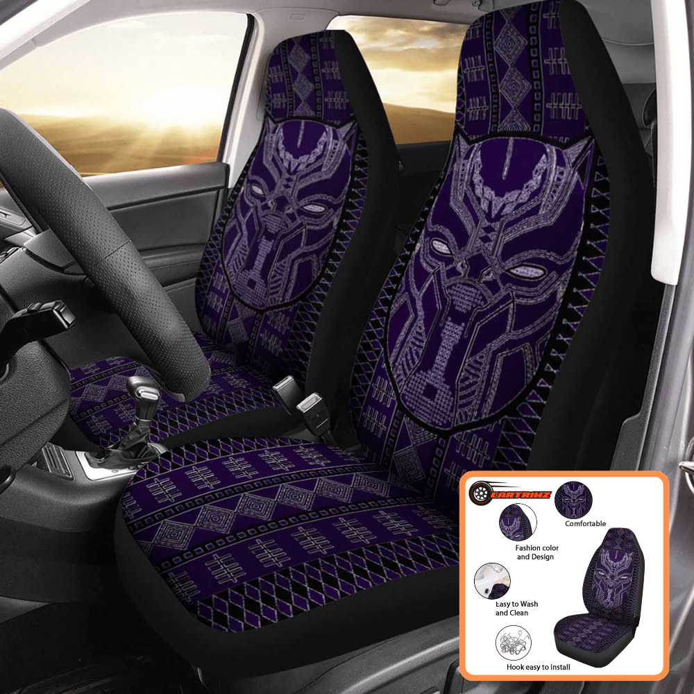 Black Panther Car Seat Covers Iconic Marvel Style & Long-Lasting Protection