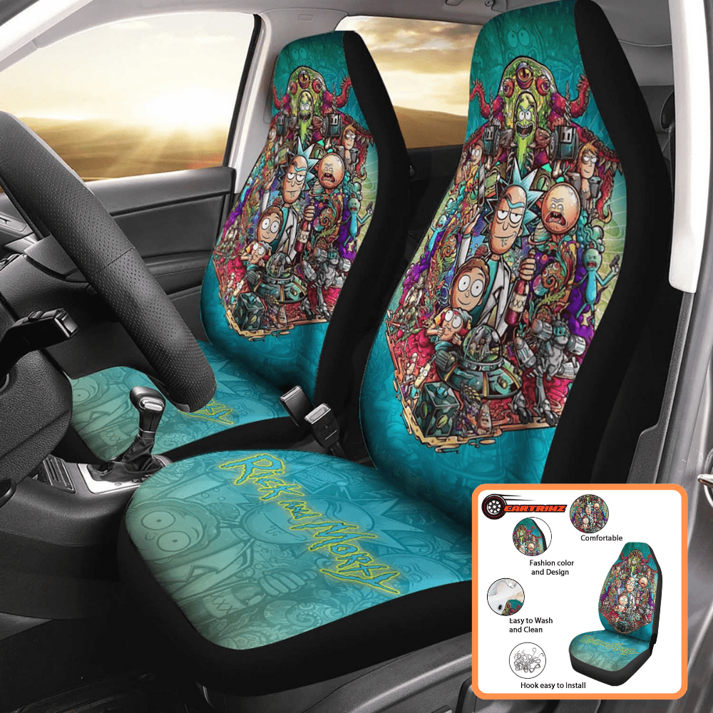 Rick and Morty Car Seat Covers Interdimensional Style & Protection