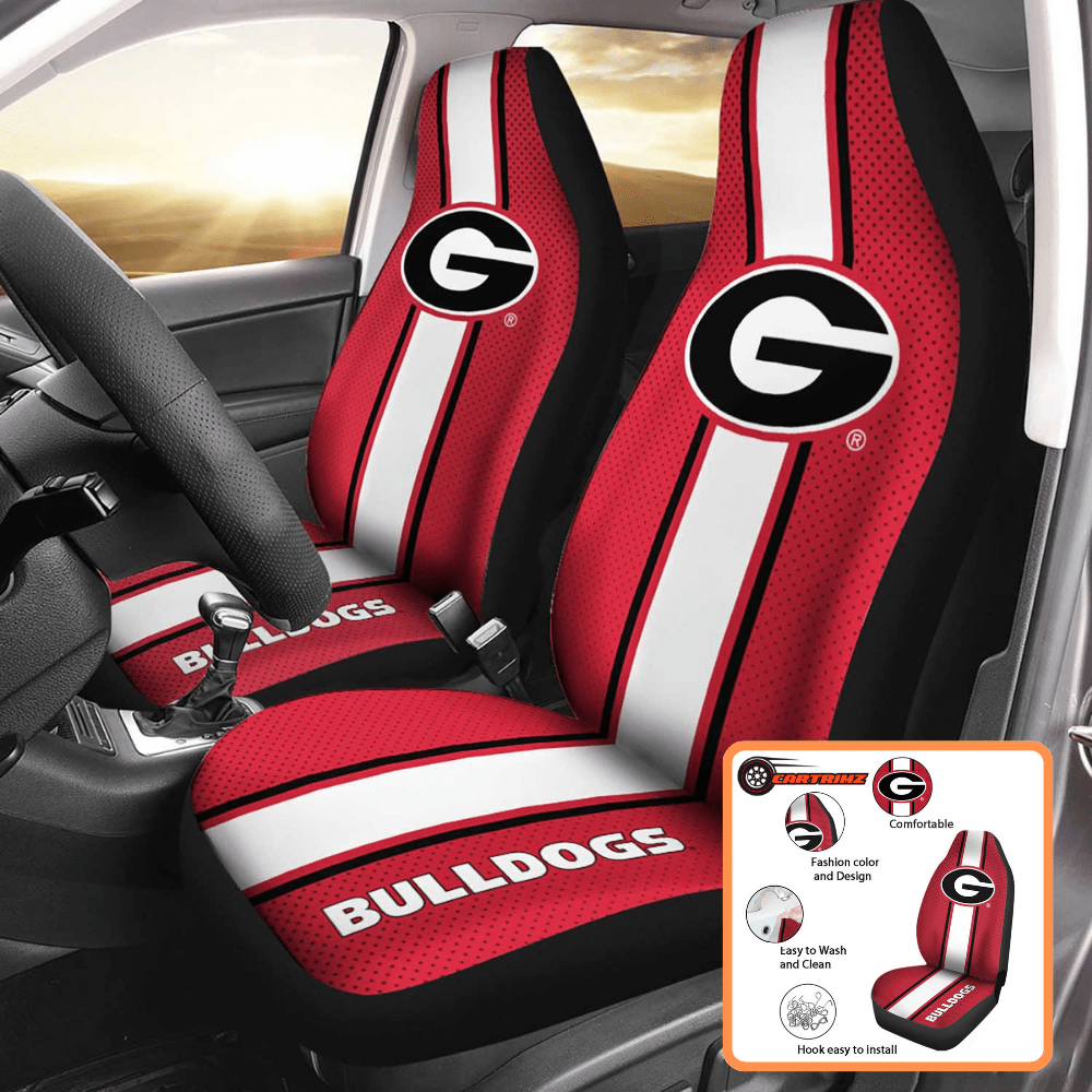 Georgia Bulldogs Car Seat Covers Durable & Stylish Fan Accessories