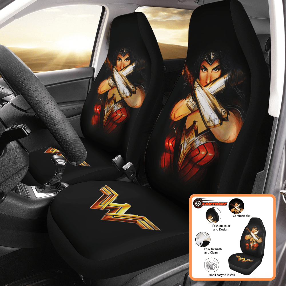 Wonder Woman Car Seat Covers Iconic Superhero Style & High-Quality Protection