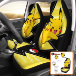 Pokémon Car Seat Covers Iconic Characters & High-Quality Protection