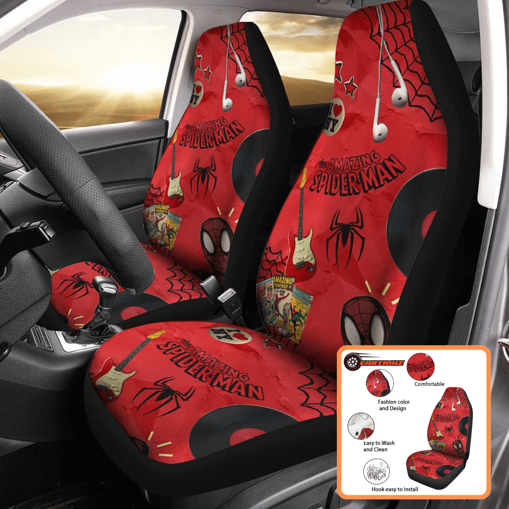 Spider-Man Car Seat Covers Ultimate Superhero Style & Durability