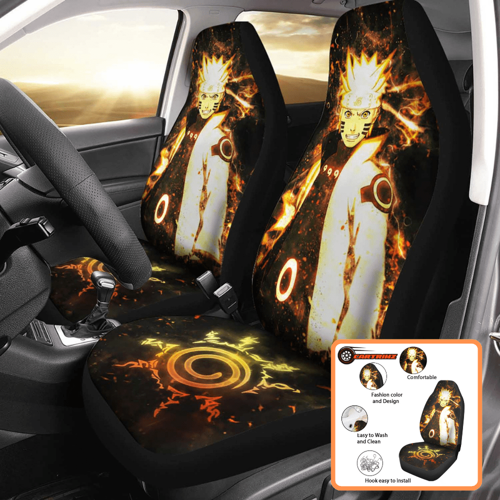 Naruto Car Seat Covers Stylish & Durable Shinobi Designs