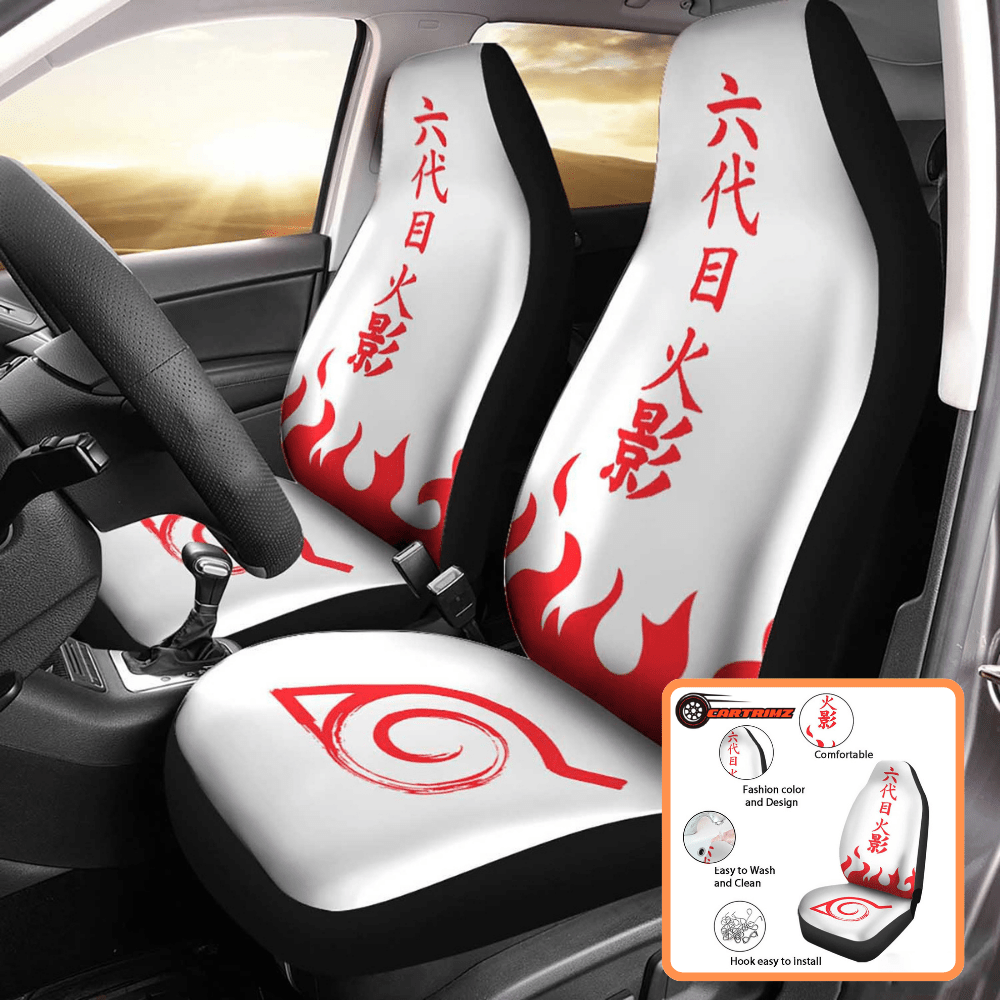 Naruto Car Seat Covers Legendary Ninja Design & High-Quality Protection