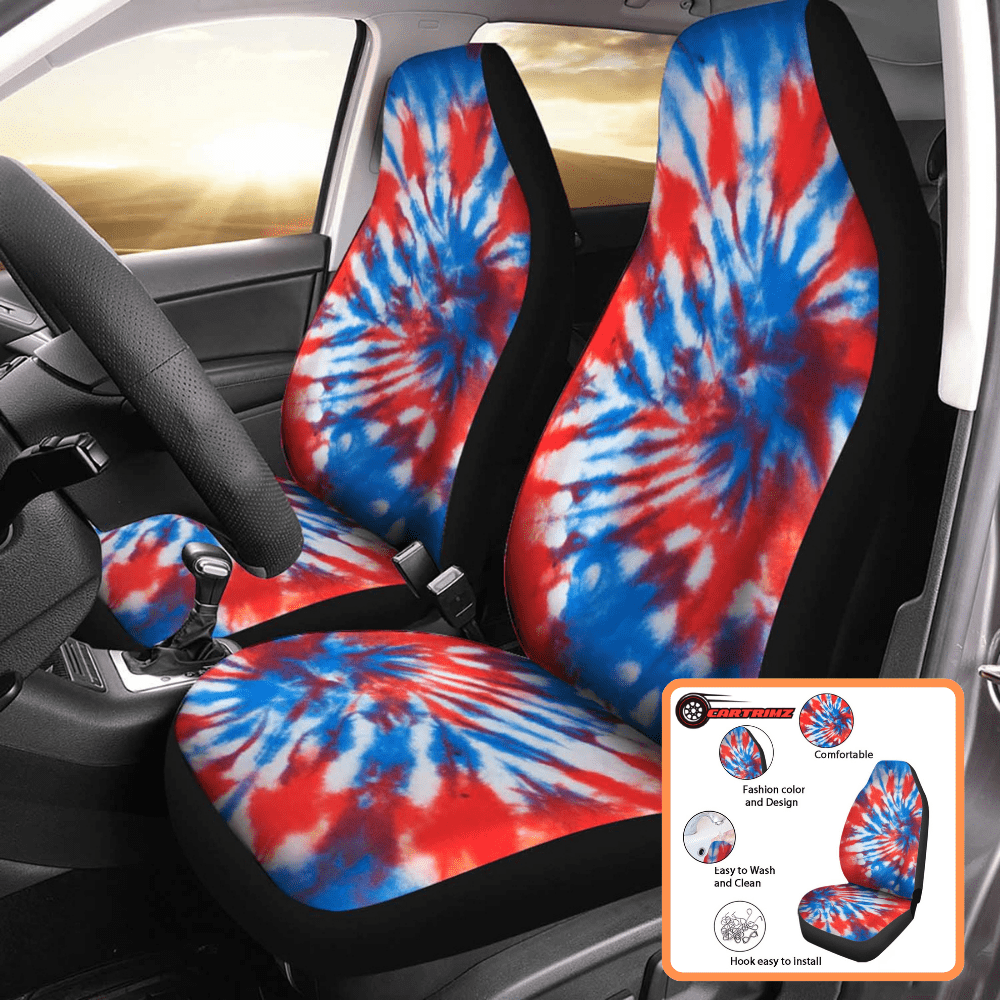 Tie-Dye Car Seat Covers Vibrant Colors & Superior Protection