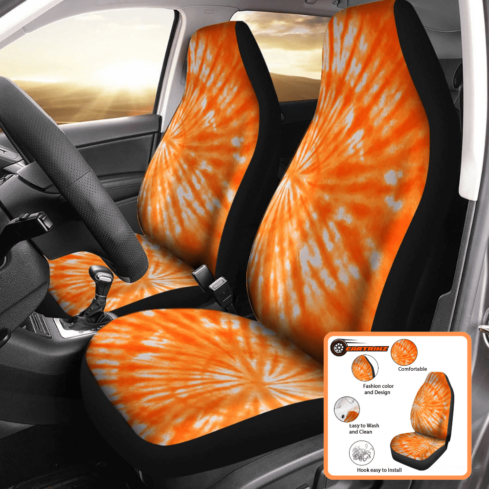 Tie-Dye Car Seat Covers Colorful Flair & Long-Lasting Protection