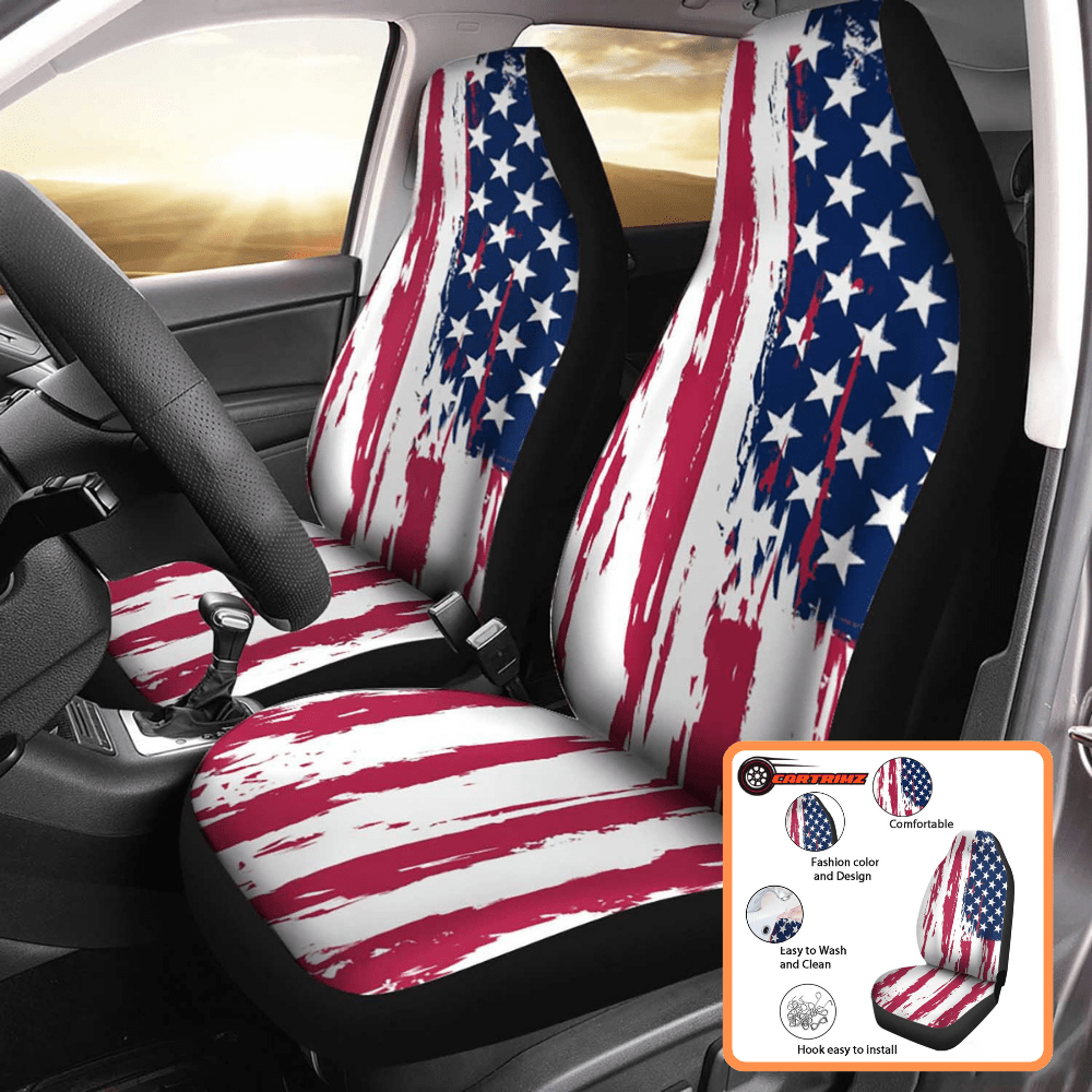 US Flag Car Seat Covers Patriotic Style & Superior Protection