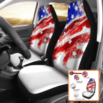 US Flag Car Seat Covers Stylish & Durable Patriotic Designs