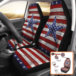 US Flag Car Seat Covers American Flair & Long-Lasting Protection