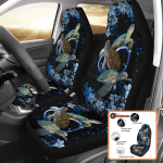 Turtle Car Seat Covers Ocean-Inspired Elegance