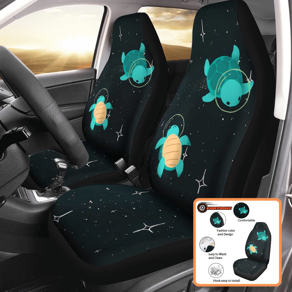 Turtle Car Seat Covers Elegant & Durable Ocean Theme