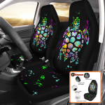 Turtle Car Seat Covers Ocean Beauty & Long-Lasting Protection