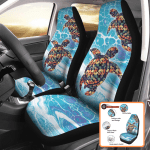 Turtle Car Seat Covers Artistic & Protective Ocean Designs