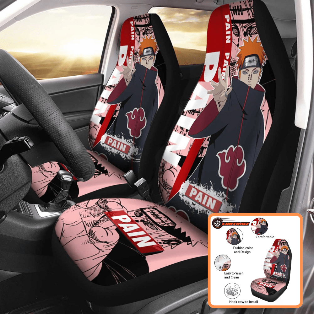 Akatsuki Car Seat Covers Authentic Naruto Style