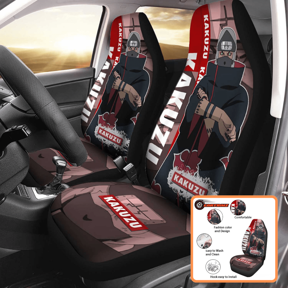 Akatsuki Car Seat Covers Elegant Anime-Inspired Design