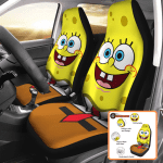 SpongeBob Car Seat Covers Vibrant & Durable Protection