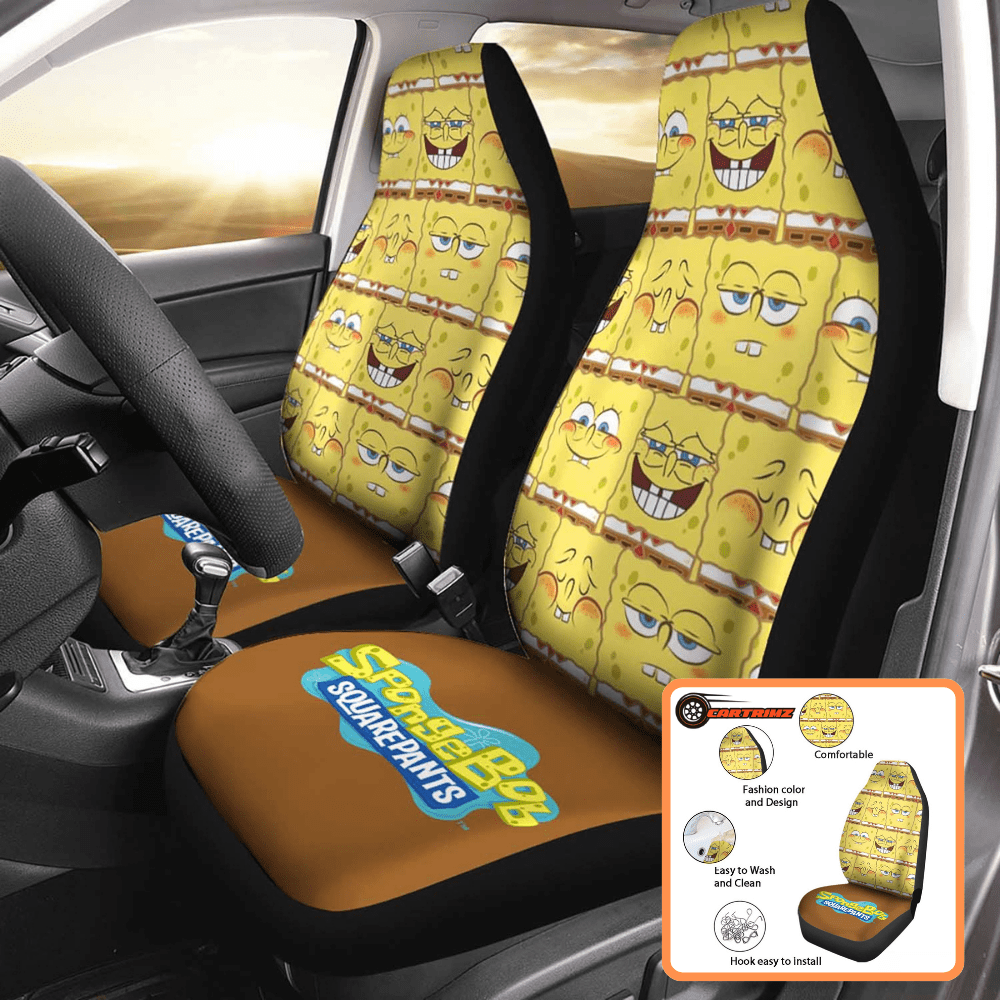 SpongeBob Car Seat Covers Cheerful & Protective