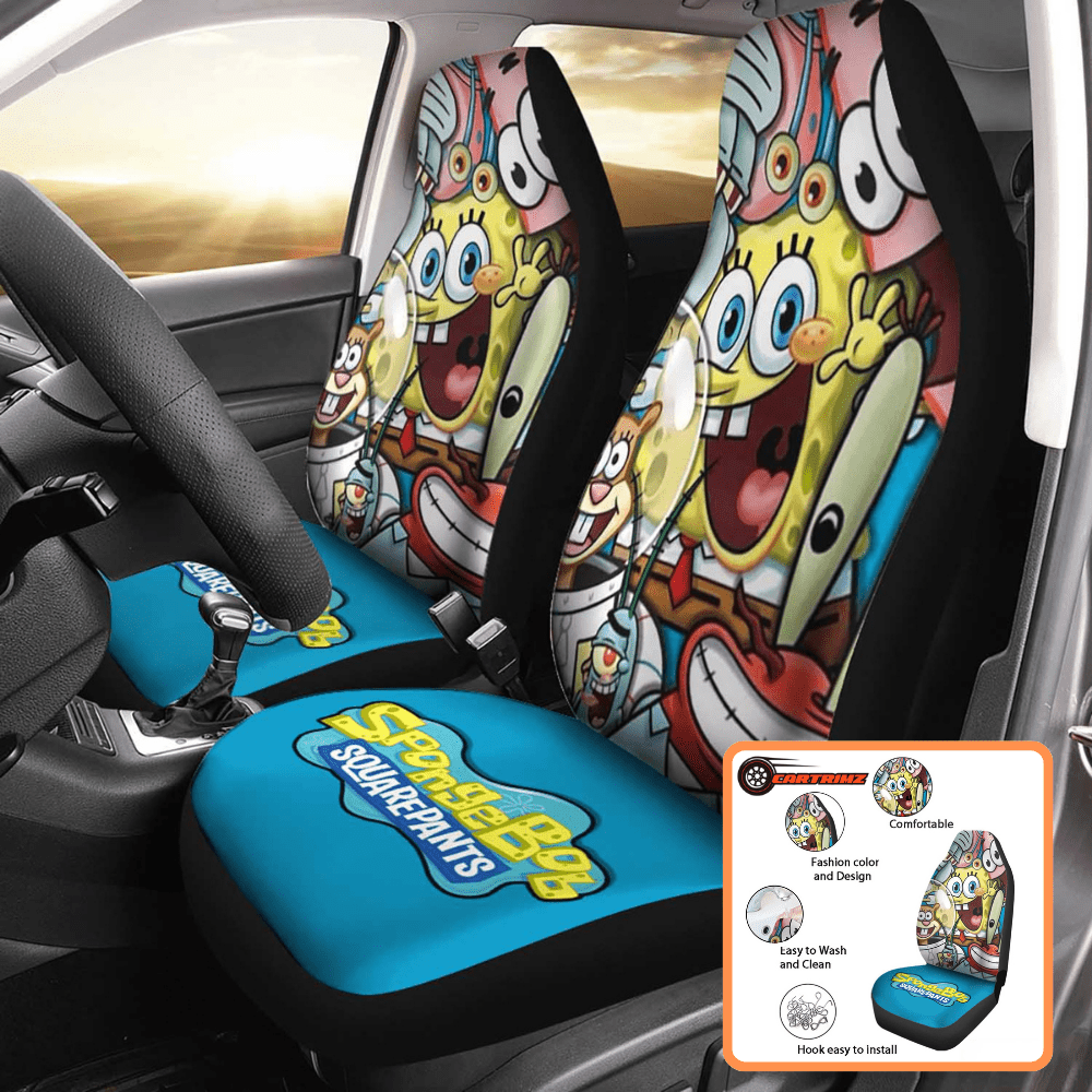 SpongeBob Car Seat Covers Iconic & Stylish