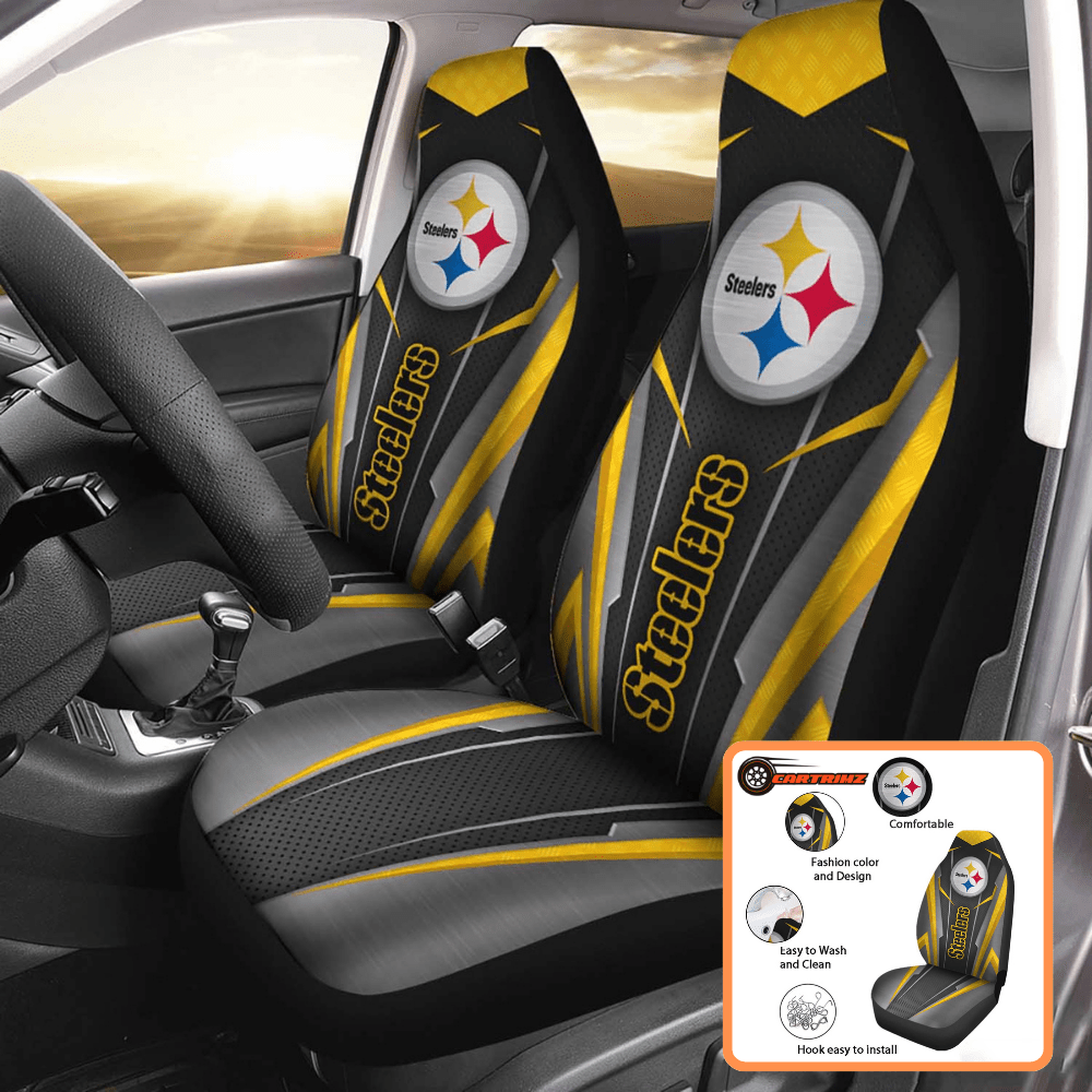 Pittsburgh Steelers Car Seat Covers Durable & Stylish