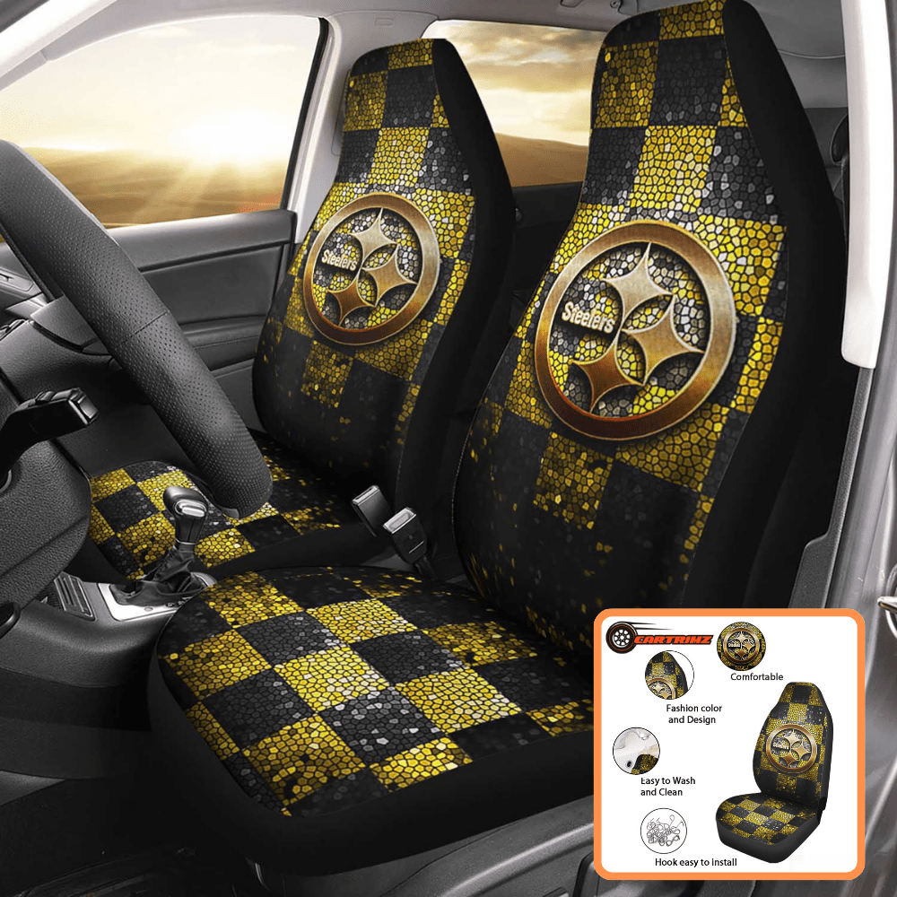 Pittsburgh Steelers Car Seat Covers Premium Fan Accessories