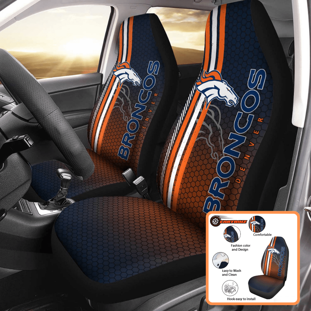 Denver Broncos Car Seat Covers Showcase Your Team Spirit