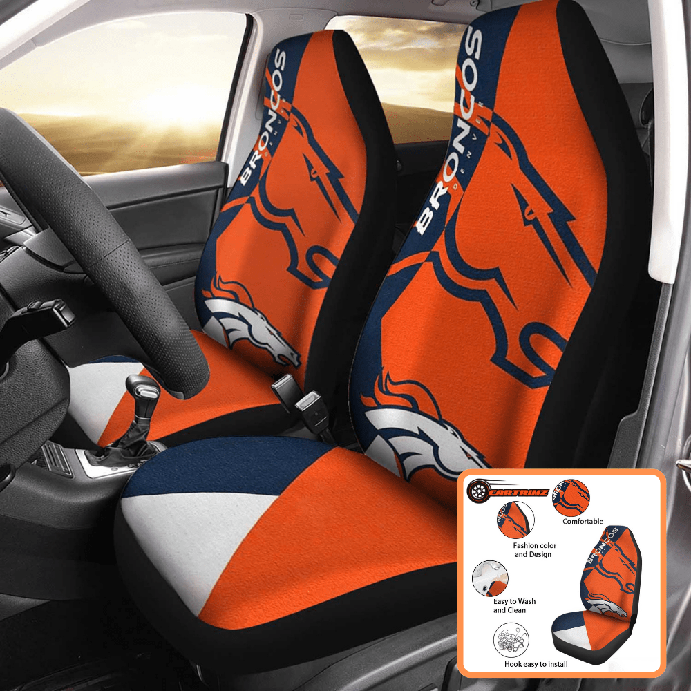 Denver Broncos Car Seat Covers Ultimate Fan Accessory