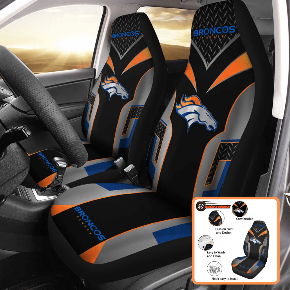 Denver Broncos Car Seat Covers Official Team Design