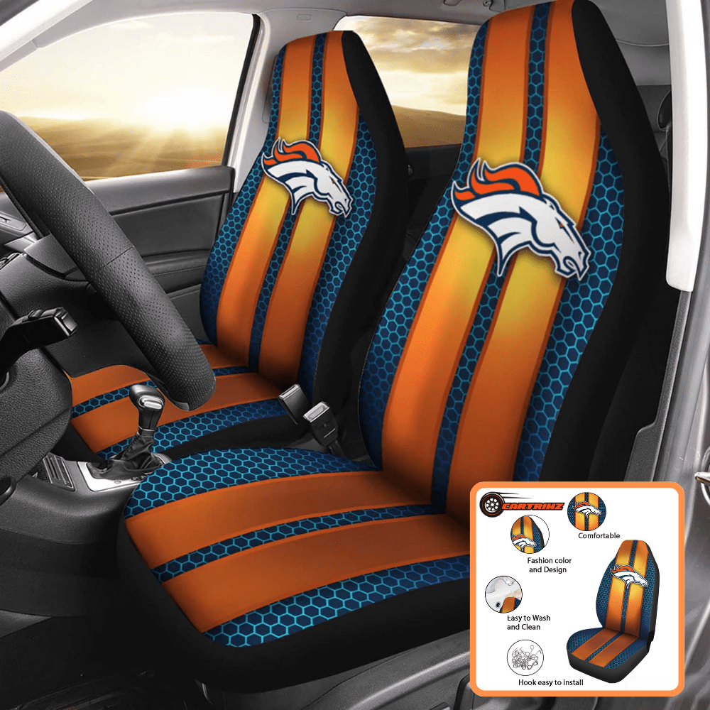 Denver Broncos Car Seat Covers Premium Quality & Style