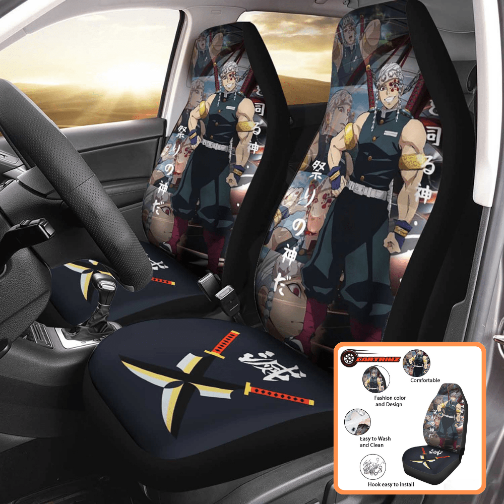 Demon Slayer Car Seat Covers Ultimate Anime Style