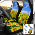 Sunflower Car Seat Covers Beautiful & Protective Car Accessories