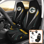 Green Bay Packers Car Seat Covers Official NFL Merchandise