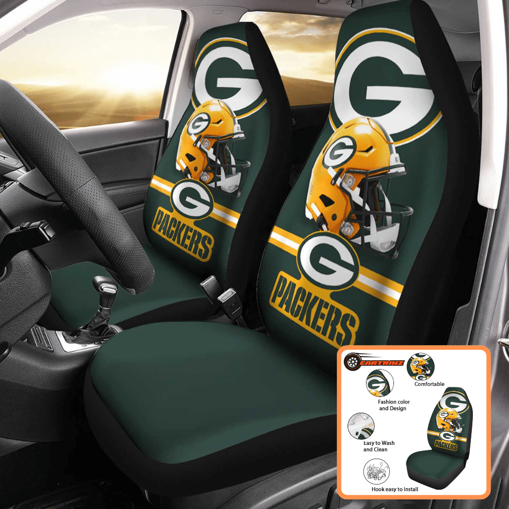 Green Bay Packers Car Seat Covers Game Day Ready