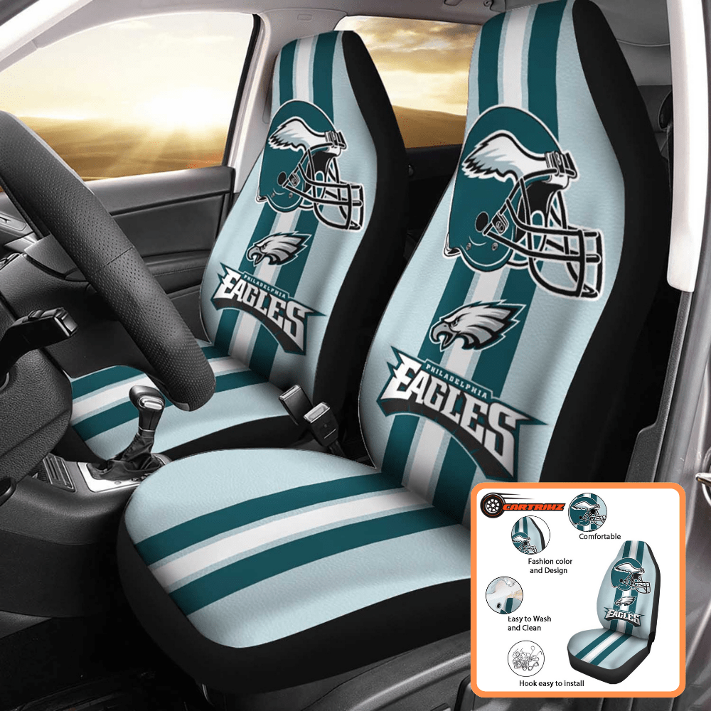 Philadelphia Eagles Car Seat Covers Fly High with Your Team