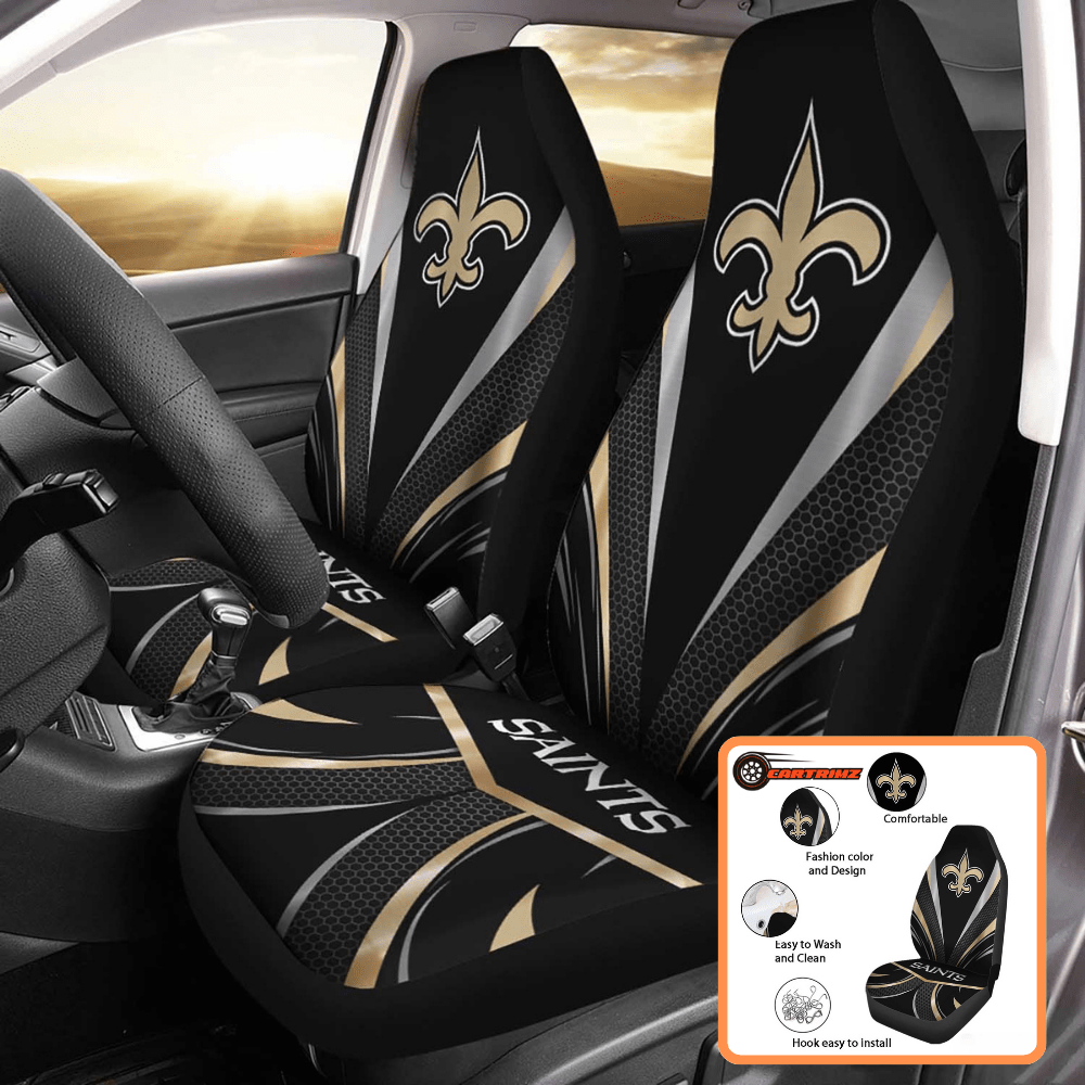 New Orleans Saints Car Seat Covers Official NFL Merchandise