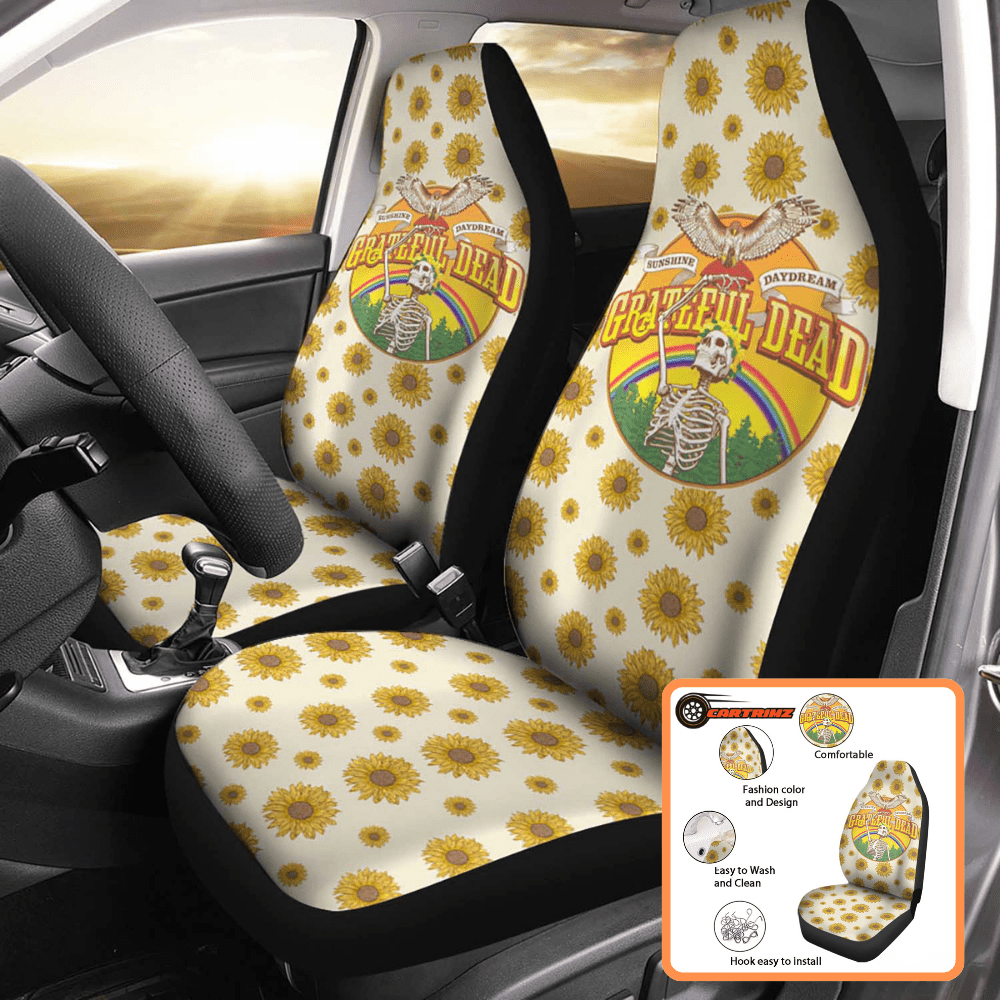 Sunflower Car Seat Covers Durable Floral Seat Protection