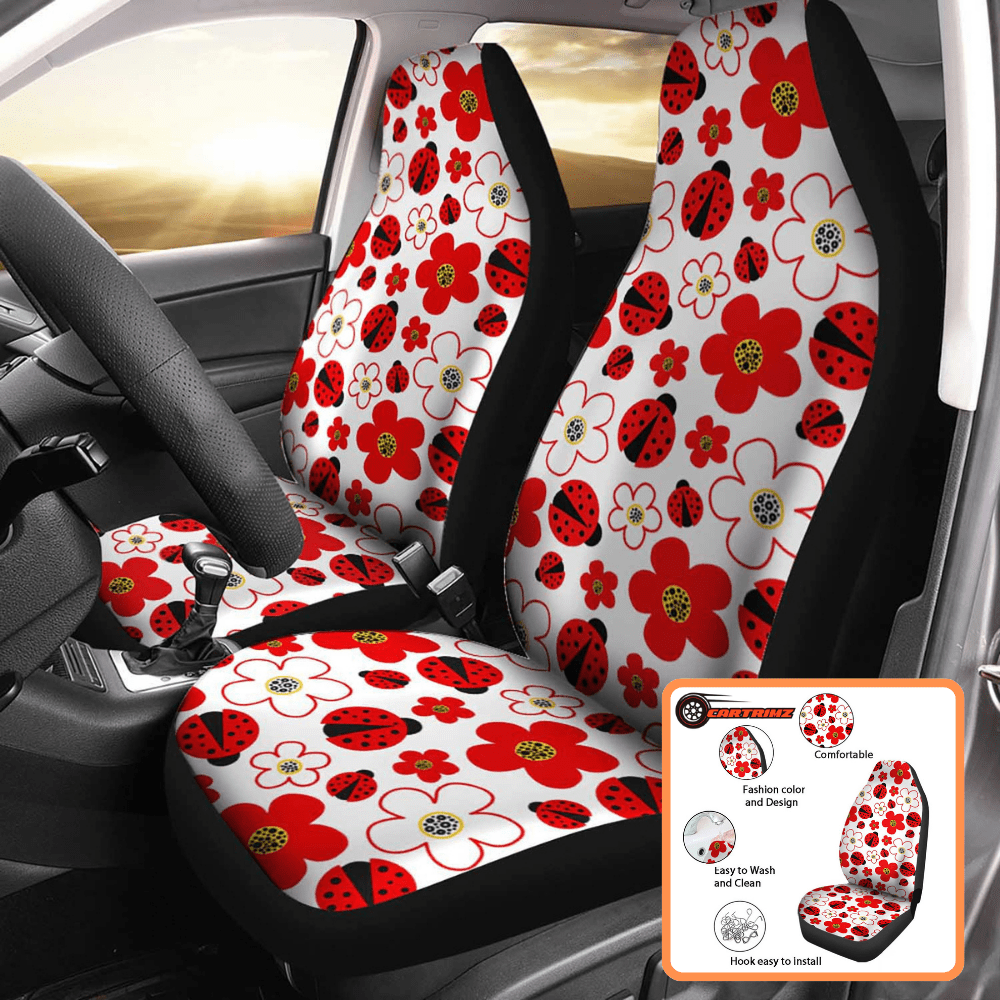 Ladybug Car Seat Covers Stylish & Durable