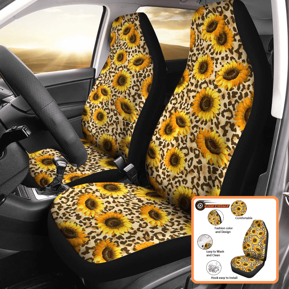 Sunflower Car Seat Covers Add a Touch of Sunshine to Your Car