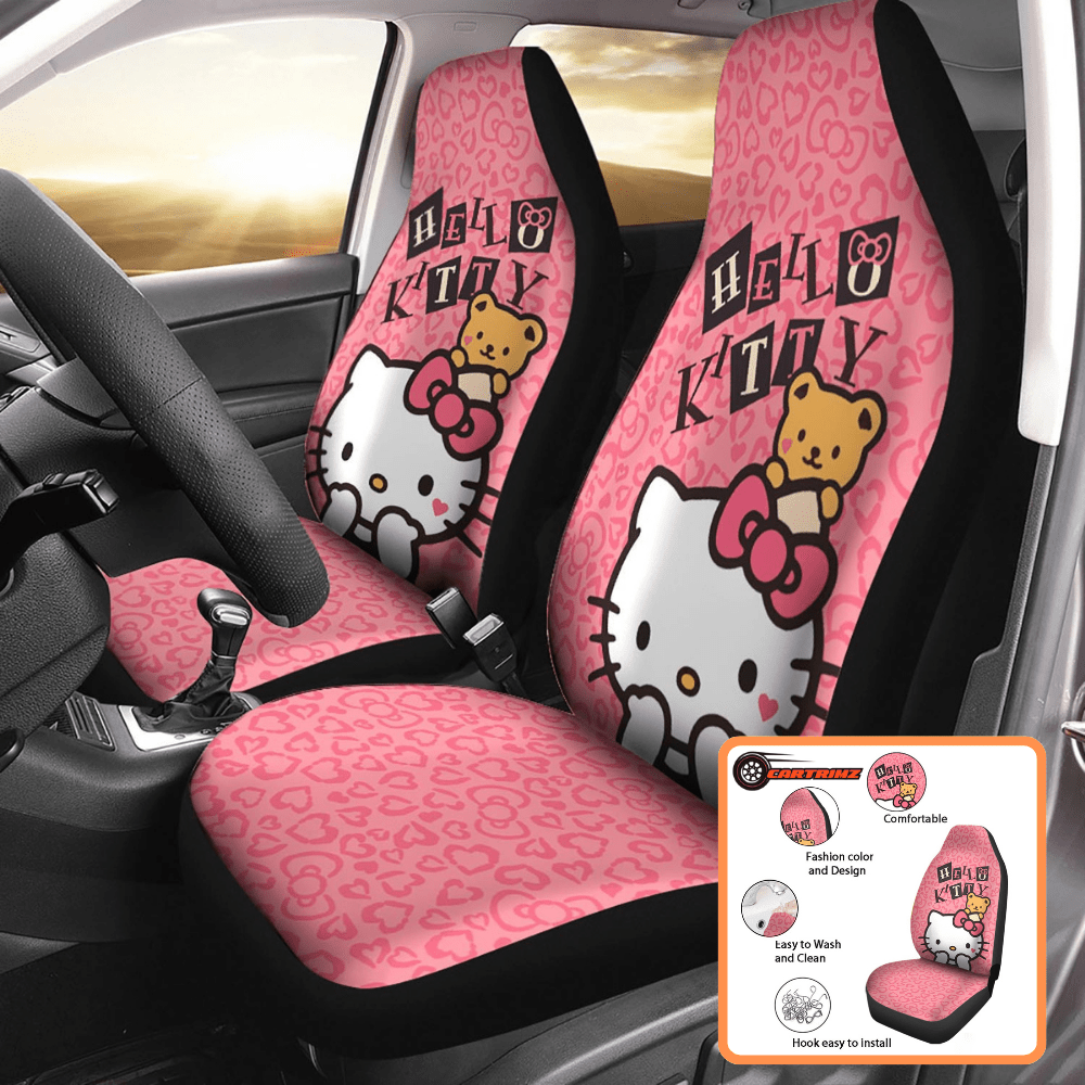 Hello Kitty Car Seat Covers Charming Design for a Fun Ride