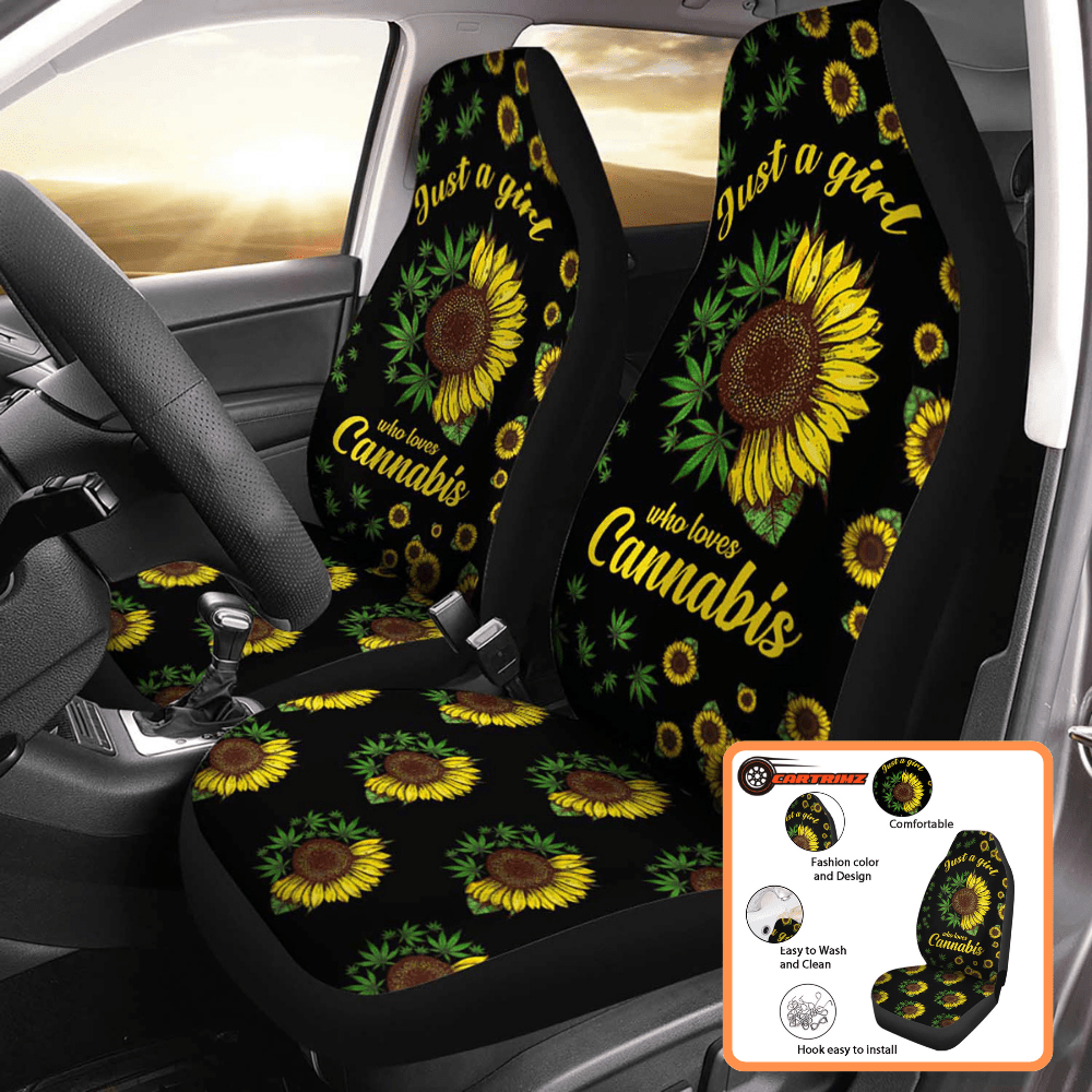 Sunflower Car Seat Covers Brighten Your Drive with Floral Elegance