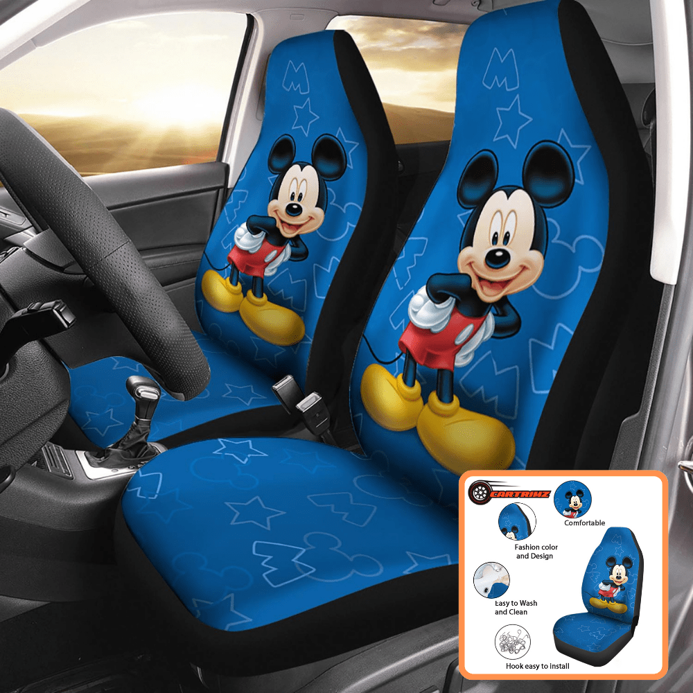 Mickey Mouse Car Seat Covers Bring Classic Disney Charm to Your Ride