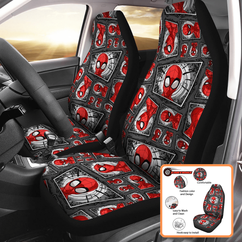 SpiderMan Car Seat Covers Add a Superhero Touch to Your Vehicle