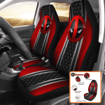 Deadpool Car Seat Covers Perfect for Marvel Fans