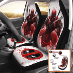 Deadpool Car Seat Covers Protect Your Seats with Anti Hero Flair